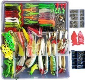275-Piece Fishing Lure Kit for Bass, Trout & Salmon