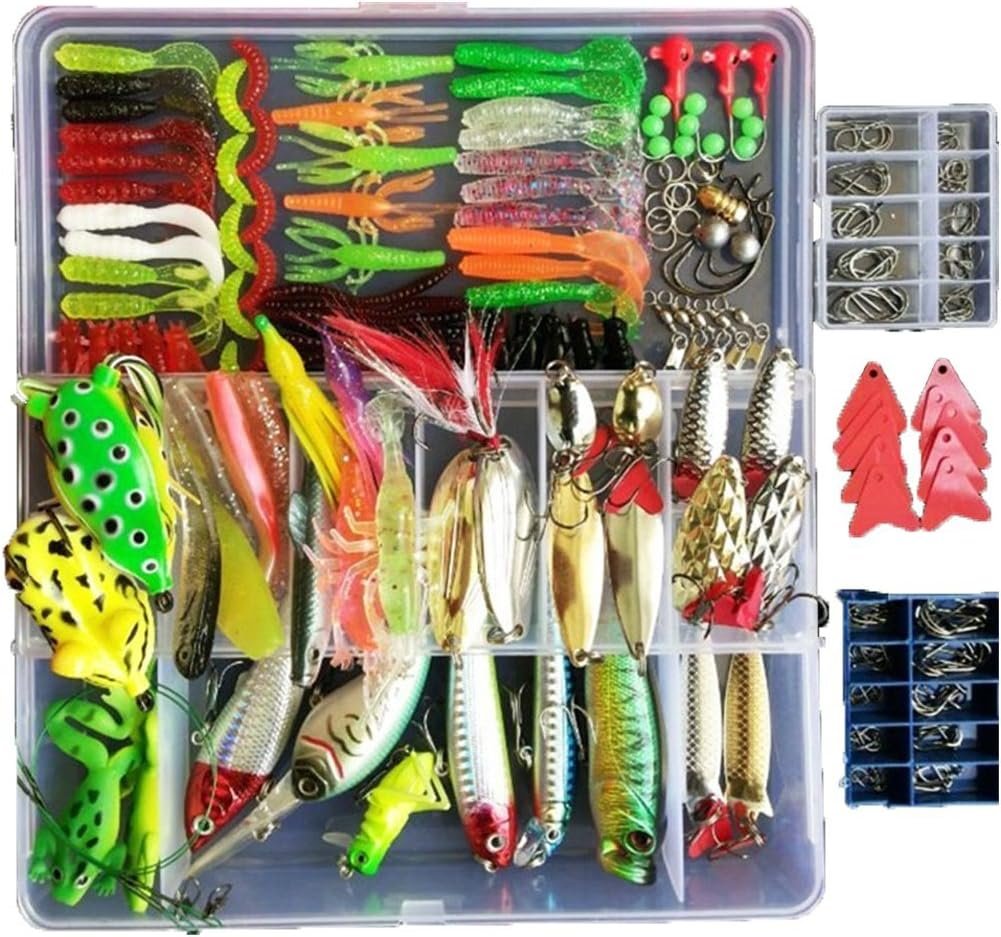 275-Piece Fishing Lure Kit for Bass, Trout & Salmon