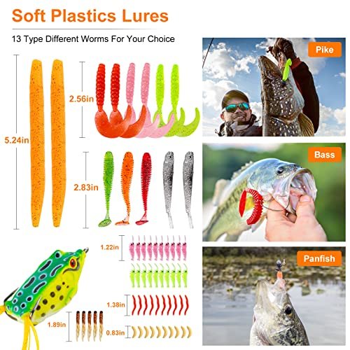 327PCS Premium Freshwater Fishing Lure Tackle Kit