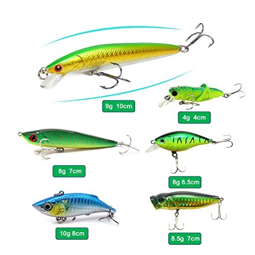 437-Piece Fishing Lures Kit for Freshwater & Saltwater