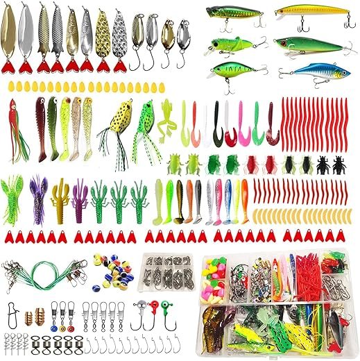 437-Piece Fishing Lures Kit for Freshwater & Saltwater