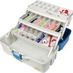 Plano Aqua Blue/Tan 3-Tray Tackle Box with Tackle