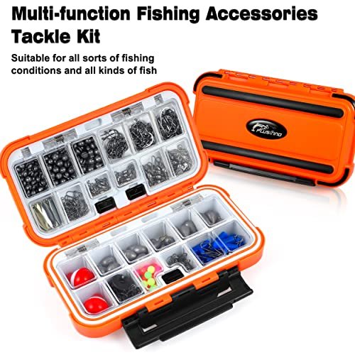 PLUSINNO 253pcs Fishing Accessories Kit for All Anglers