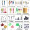 PLUSINNO 302Pcs Ultimate Fishing Lures Kit for Anglers