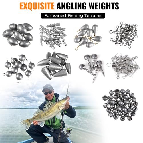 PLUSINNO 397pcs Fishing Kit: Ultimate Tackle Box & Rigs