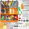 PLUSINNO 404-Piece Fishing Tackle Kit - Ultimate Gift!