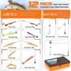 PLUSINNO 404-Piece Fishing Tackle Kit - Ultimate Gift!