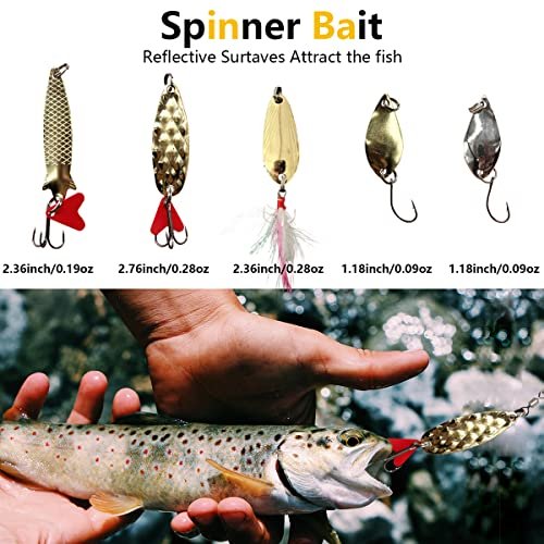 Ultimate 87Pcs Fishing Lures Kit for Bass & Trout